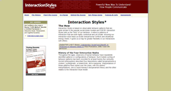 Desktop Screenshot of interactionstyles.com